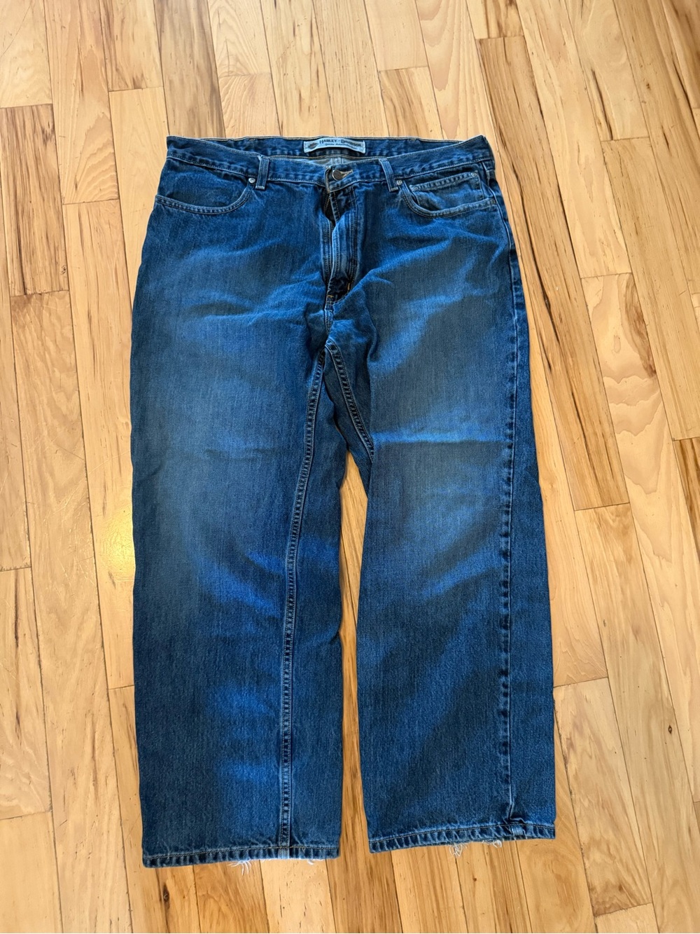 Harley-Davidson Men's Bootcut Jeans - Blue 38X32